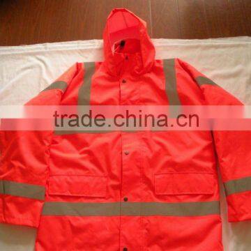 High Visibility Orange Parka