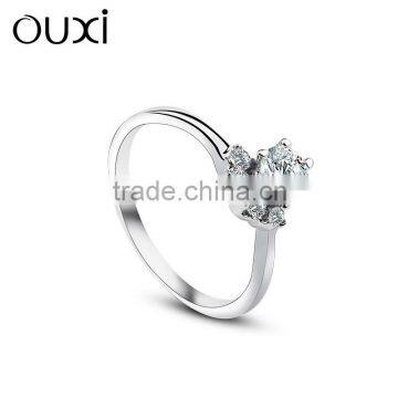 OUXI 2015 summer Fashion 925 silver sterling rings Y70030