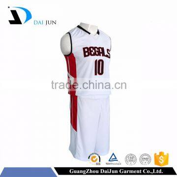 Guangzhou Daijun OEM polyester sublimation basketball uniform