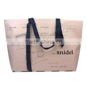 2016 New Luxury Shopping Paper Bag for Cloth
