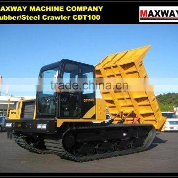 China Cheap Heavy Duty Amphibious Crawler Wetland Dumper , CE / ISO / SGS , Model: CDT100