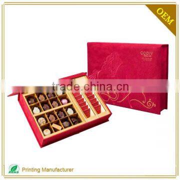 2016 Top Selling Fancy Luxury Chocolate Box Packaging In Guangdong