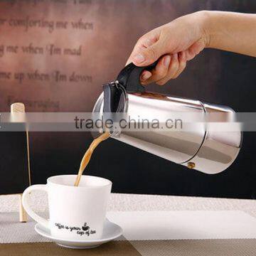 300ml Stainless Steel Coffee Maker Pot / Stainless Steel Hot Pot / Moka Espresso Latte Percolator Stove photo-2