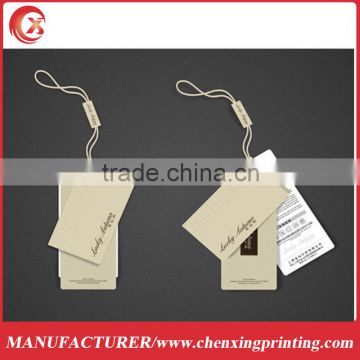 China garment jeans paper hang tags