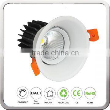 Recessed led cob downlight for bar lighting led downlight cob 9W. led ceiling downlight