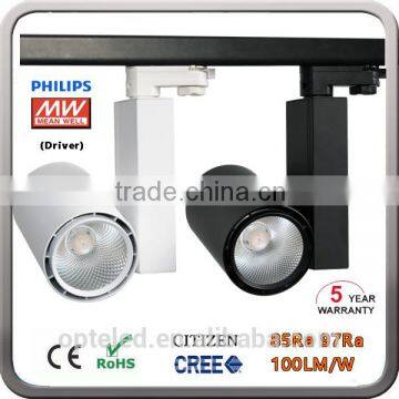 New Arrival 20W Led Rail Track Light Tri-Phase Four Wire Led Track Light With CREE COB photo-6
