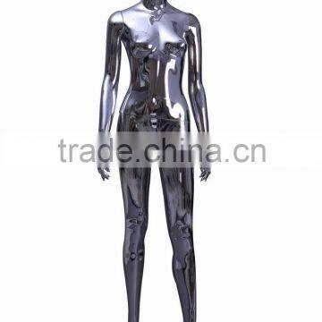 abstract female chrome mannequin