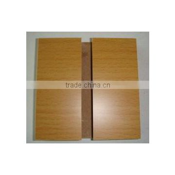 High quality slotted MDF board melamine