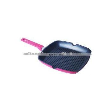 die-cast aluminum grill pan