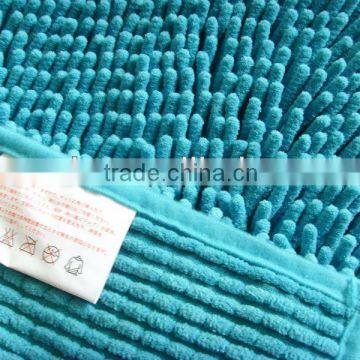 microfiber tufting chenille mat home decoration