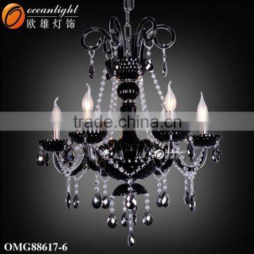 Brass Color 2014 Unique Clear Theresa Crystal Chandelier Lightings With Shade for Europe OMC9007 photo-5