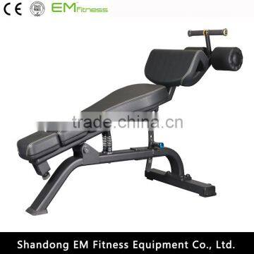 gym equipment machine adjustable decline bench