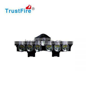 Trustfire wholesale D013 seven cree xm l leds light mountain front bike light