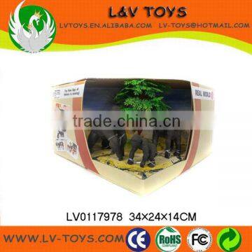 Non-toxic plastic animal toys,lifelike chimpanzee toy