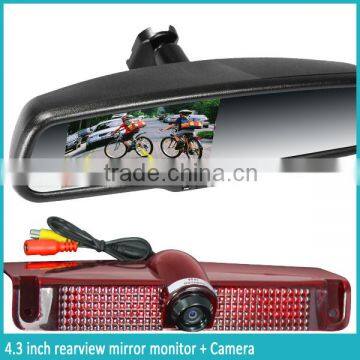 3.5inch car view mirror monitor with compass/thermometer/Auto adjustment screen