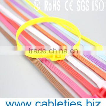 Double Lock Self-locking Plastic Zip Binding Ties Cable Ties Pa66 Nylon photo-4