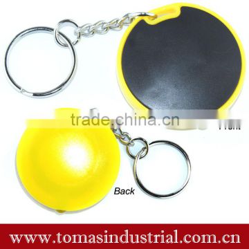 Supply Custom Plastic Round Led Keychain Light--Top Top Selling