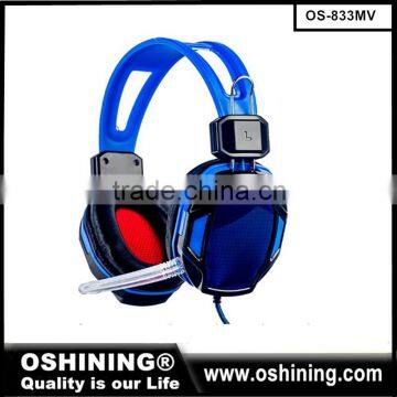 High quality low price OEM 3.5mm Noise Cancelling stereo Headphones with Microphone