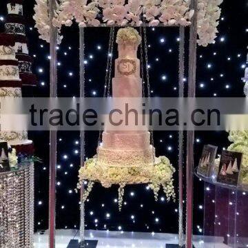 2016 hot sale hanging wedding cake stand