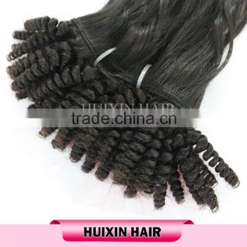 One donor unprocessed 100% virgin brazilian human hair, top kinly curly human hair braid in bundles