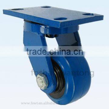 Low Center Of Gravity Rubber Hardware Swivel Caster Wheel