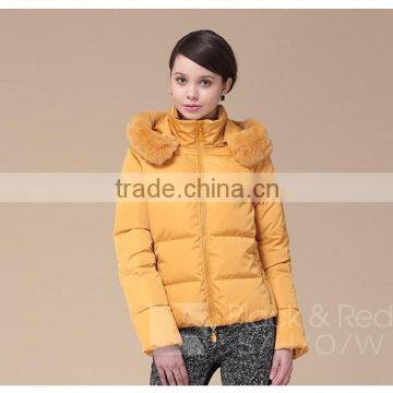 Women's 100% polyester winter jacket fabric and coat