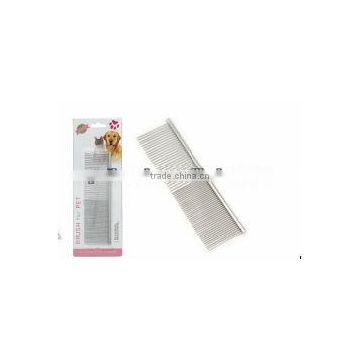 Wide Stainless Steel Pet Comb