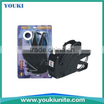 single line digital 8 price tag machine in black color