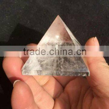 Natural Clear Crystal Quartz Pyramids For Fengshui Crafts photo-3