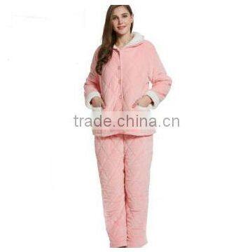 Long Nightwear Wholesale Price Nighties Hot Models in Nighty Winter Sleepwear for Women Fashion Polar Fleece Nightgown photo-2