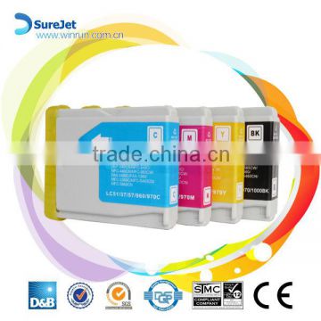 compatible printer ink cartridge for brother lc10/37/51 /57/960/970/1000