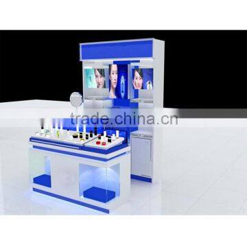 shopping mall makeup display cosmetic kiosk countertop makeup displays beauty salon interior design