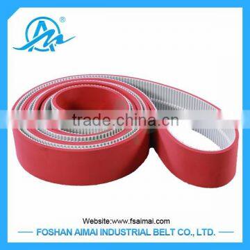 Industrial ATK10 Truly Endless Red Rubber Timing Belt