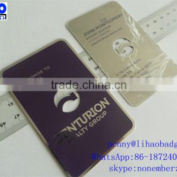 cheap video custom stainless steel metal invitation card metal business card