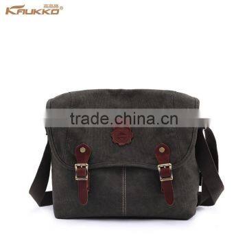 100% Canvas Messenger Bag Single Shoulder Bag for Men & Women Vintage Crossbody bags 3 Colors Available