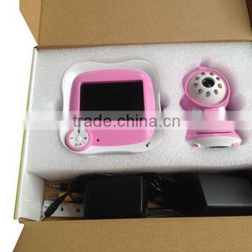 Wireless Digital 2 Ways Audio LED Music Baby Monitor Built-in Lithium Battery photo-3