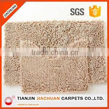 Washable 2 or 3pieces Anti Slip Bathroom Mat Sets Wholesale