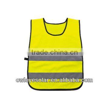 kids hi vis safety vest with logo printing for road safety, pink, red, green safety vests