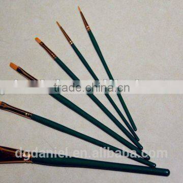 Hot sale cosmetic Green painting brush high quality