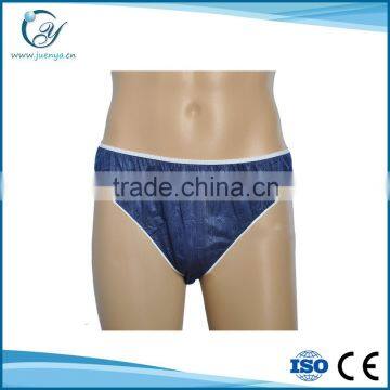 Unisex dark blue disposable underwear