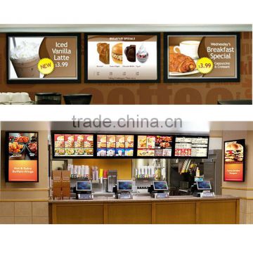 LED Sign Takeaway Magnetic Backlit Restaurant Menu Board