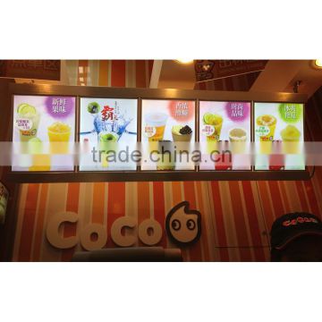 2017 Christmas advertising led light up display restaurant menu