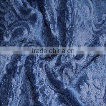 sofa fabric embossed super soft velboa with polyester velvet fabric for home textile