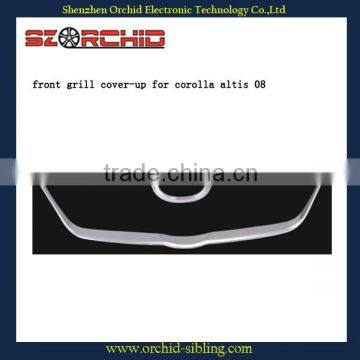 chrome front grill cover for corolla altis 08