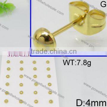 Latest Fashion Style Earring Stud Gold Plated photo-4