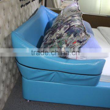 Modern Bedroom Furniture,Bedroom Furniture Set,Luxury Leather Bed photo-3