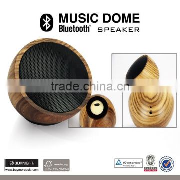 2016 Bluetooth Speaker BT 4.0 Wooden Wireless Charger Handsfree half ball bamboo wood speaker