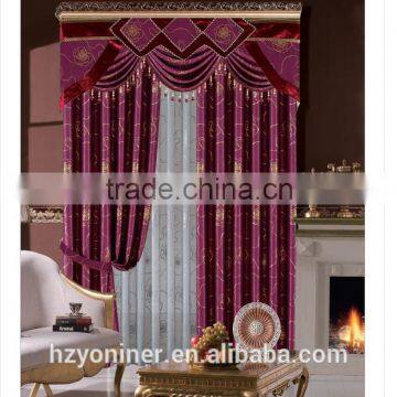 2015 hot sale printed designed No. 29 window curtains, made- up black out fabric in home or hotel