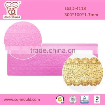 CQ cake lace mat silicone cake lace mold