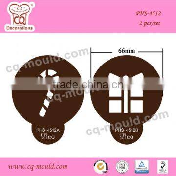 cake decorating tool cookie and coffee stencil